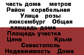 часть дома 29 метров › Район ­ корабельная › Улица ­ розы люксембург › Общая площадь дома ­ 29 › Площадь участка ­ 1 › Цена ­ 1 800 000 - Крым, Севастополь Недвижимость » Дома, коттеджи, дачи продажа   